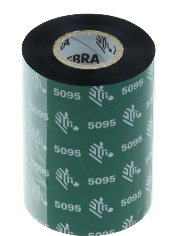 Zebra 05095gs11007  Ribbon 5095 Resin 110 Mm 12-pack - Farvebånd Refill Termisk Overføring Sort