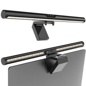Led Lampe Til Din Laptopcomputer - Usb - 4 Styrker - Sort