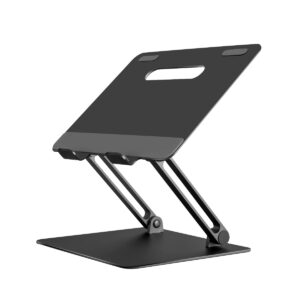 Wergon - Erik - Laptopmacbook - Justerbar Alu Desktop Design Holder 11-17 - Sort